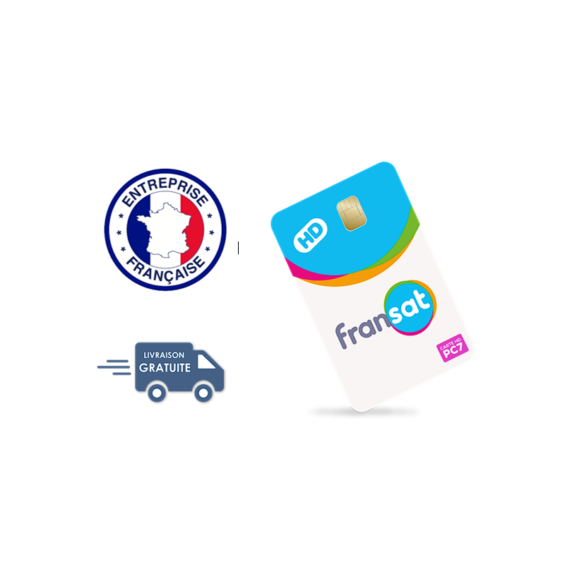 Carte FRANSAT Officielle - valable 4 ans