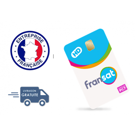 Carte FRANSAT Officielle - valable 4 ans
